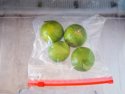 Freeze Whole Limes
